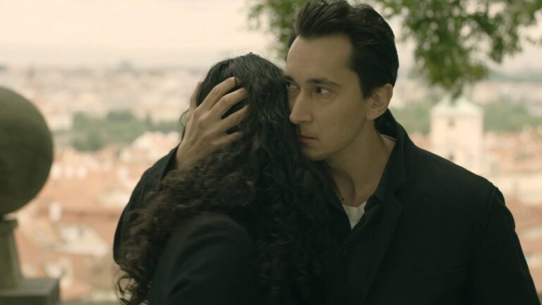 a portrait of a young woman