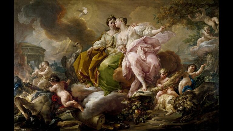 alegoría de la justicia y la paz