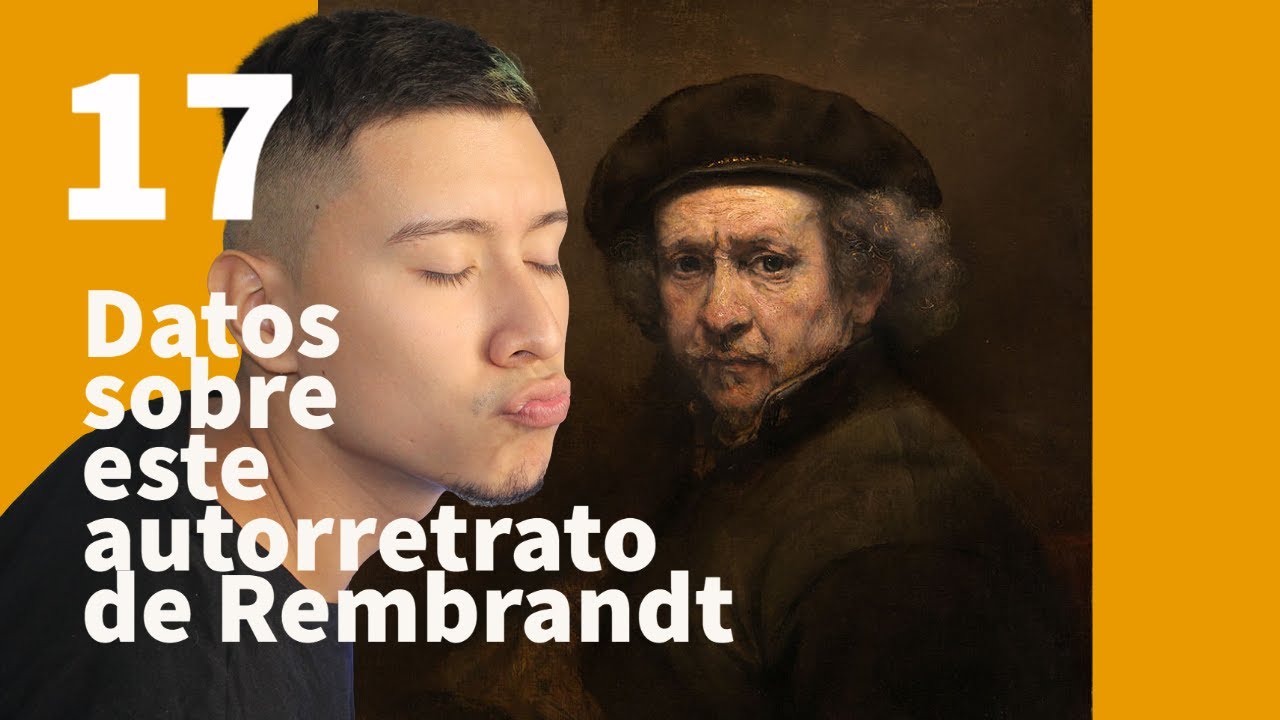 autorretrato con boina y cuello vuelto