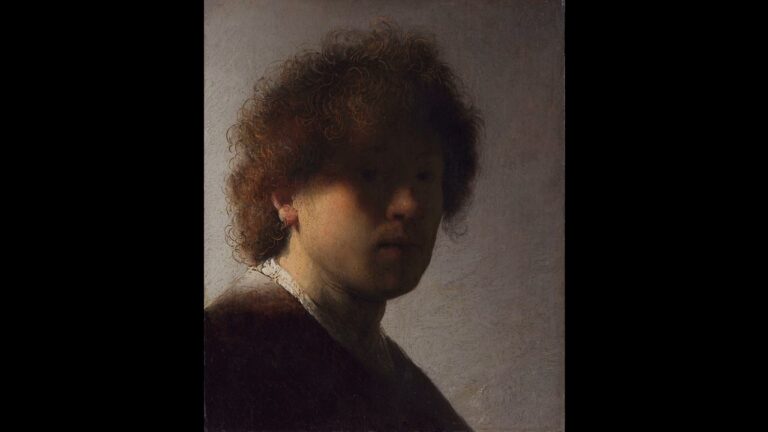 autorretrato de rembrandt de 1628