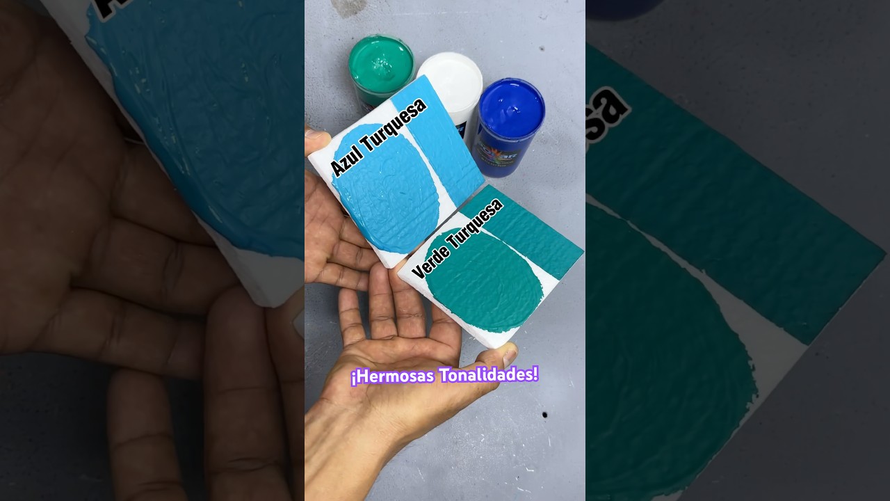 azul turquesa o verde turquesa