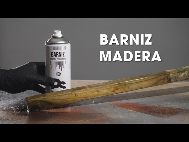 barniz para madera en spray