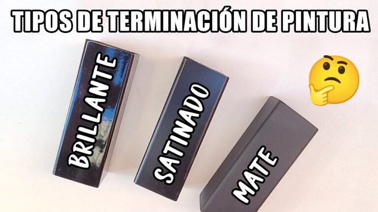 barniz satinado o brillante diferencia