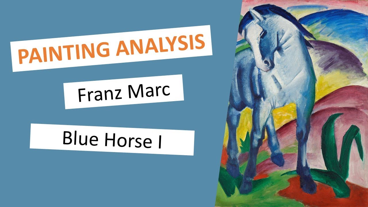 blue horse painting franz marc