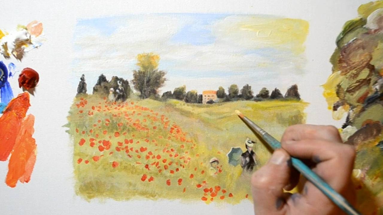 campo de amapolas de monet