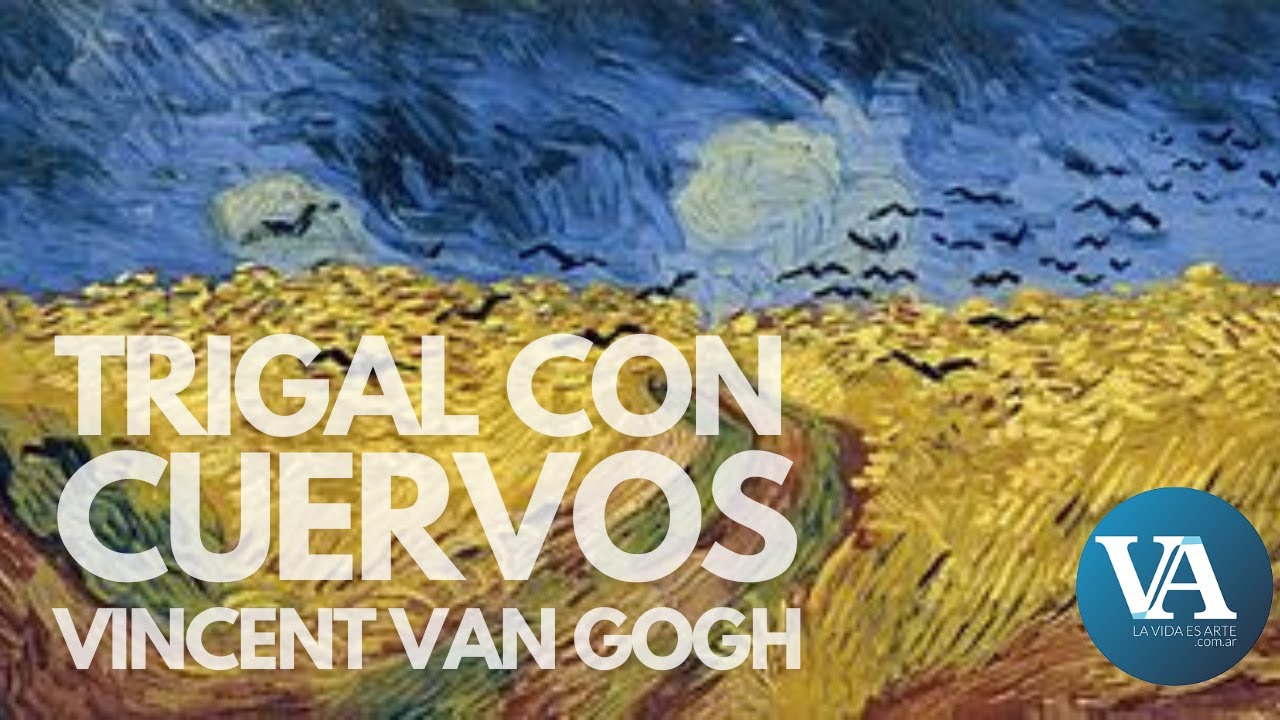 campos de trigo con cuervos