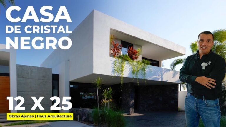 casa de piedra y cristal