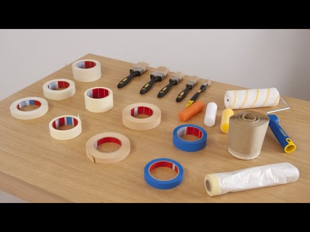 cinta de carrocero con papel