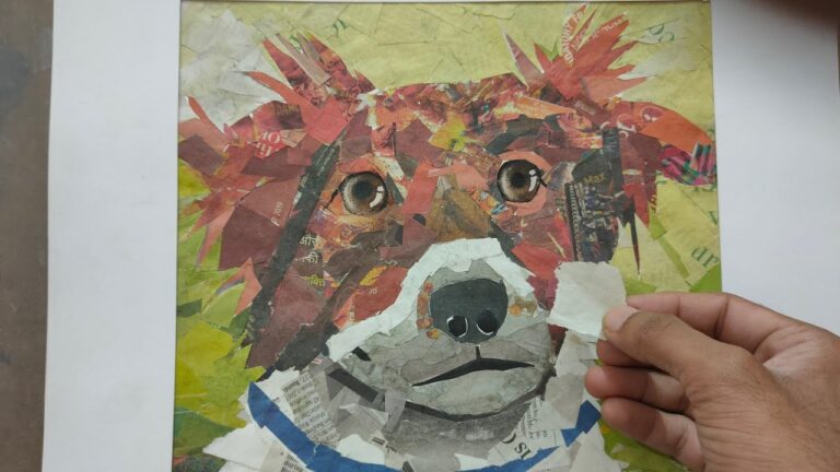 collage de obras de arte