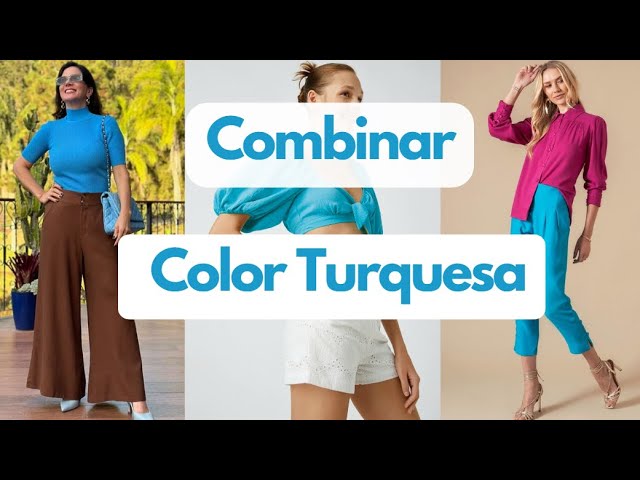 color turquesa con que combina