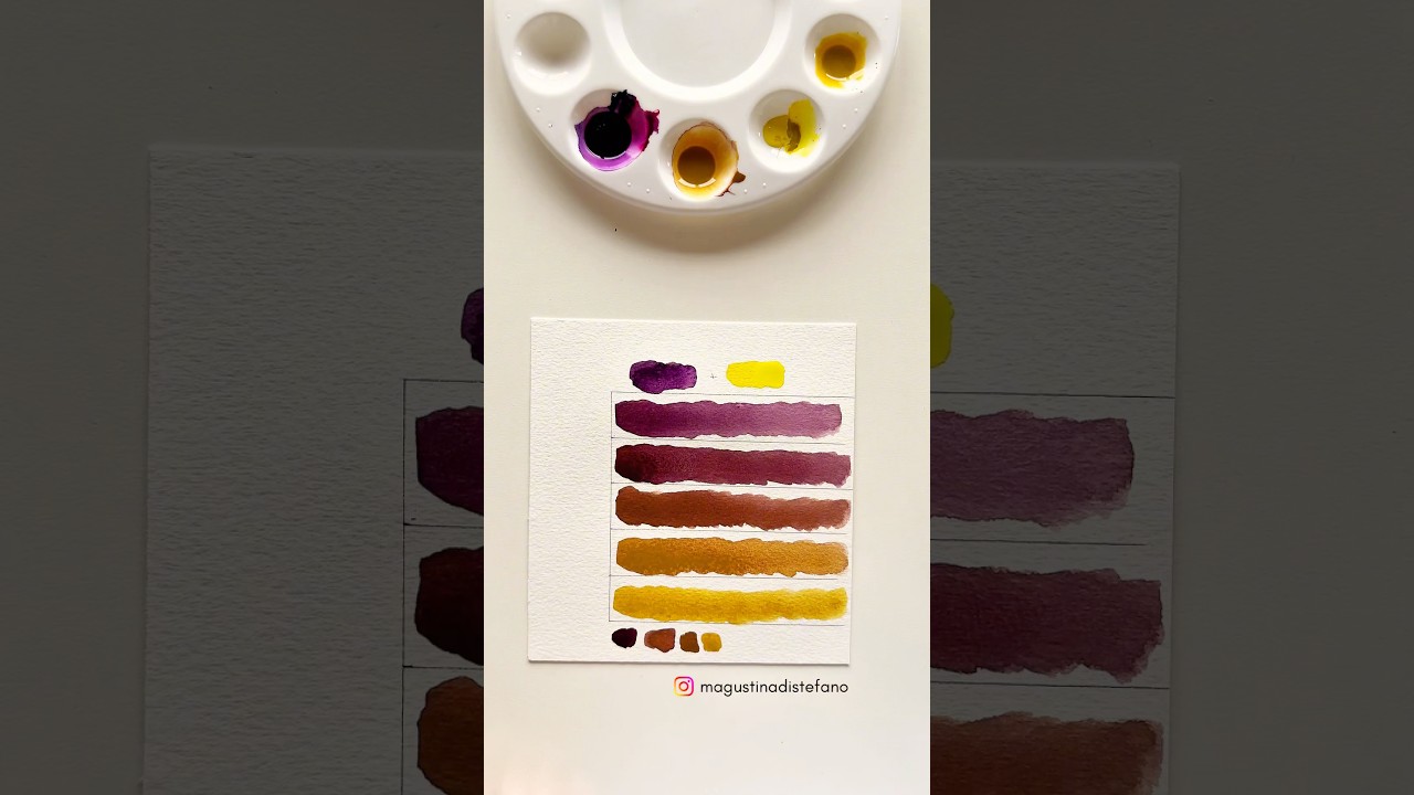 colores complementarios amarillo y violeta