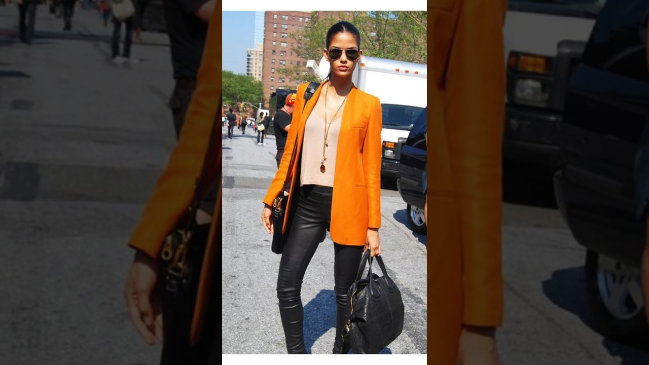 colores que pegan con naranja