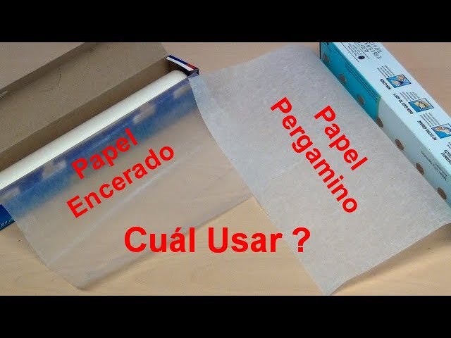 cómo es el papel parafinado