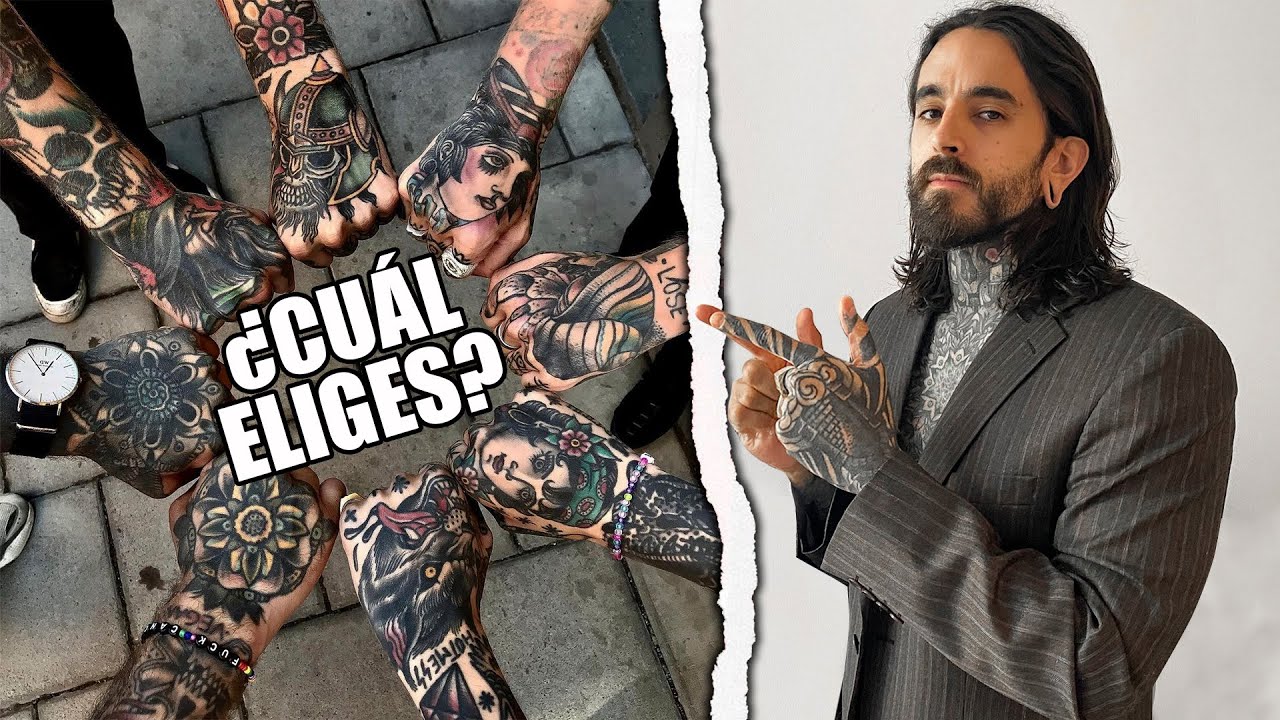 como se llaman los tatuajes todos negros