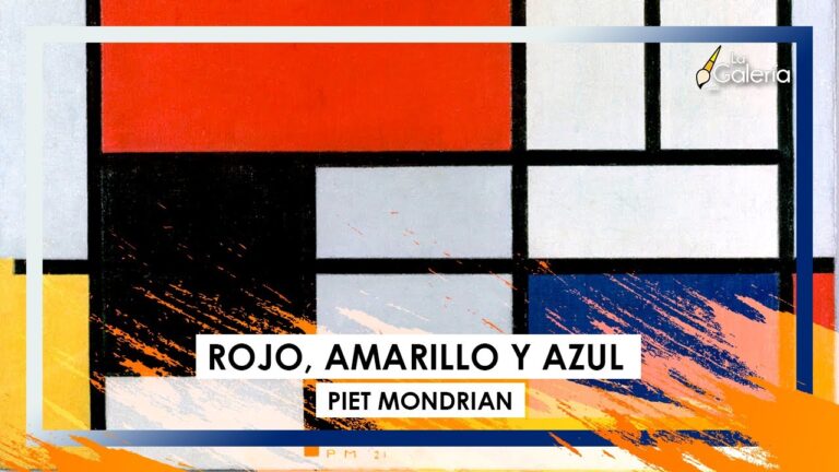 composicion en rojo amarillo y azul