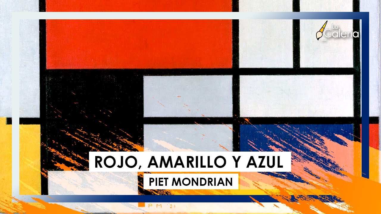 composicion en rojo amarillo y azul