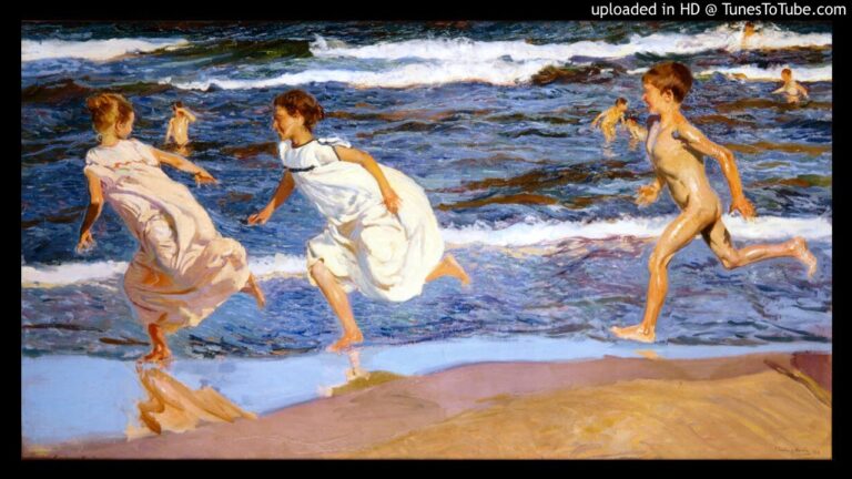 corriendo por la playa sorolla