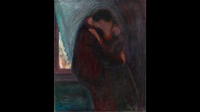 cuadro el beso de munch
