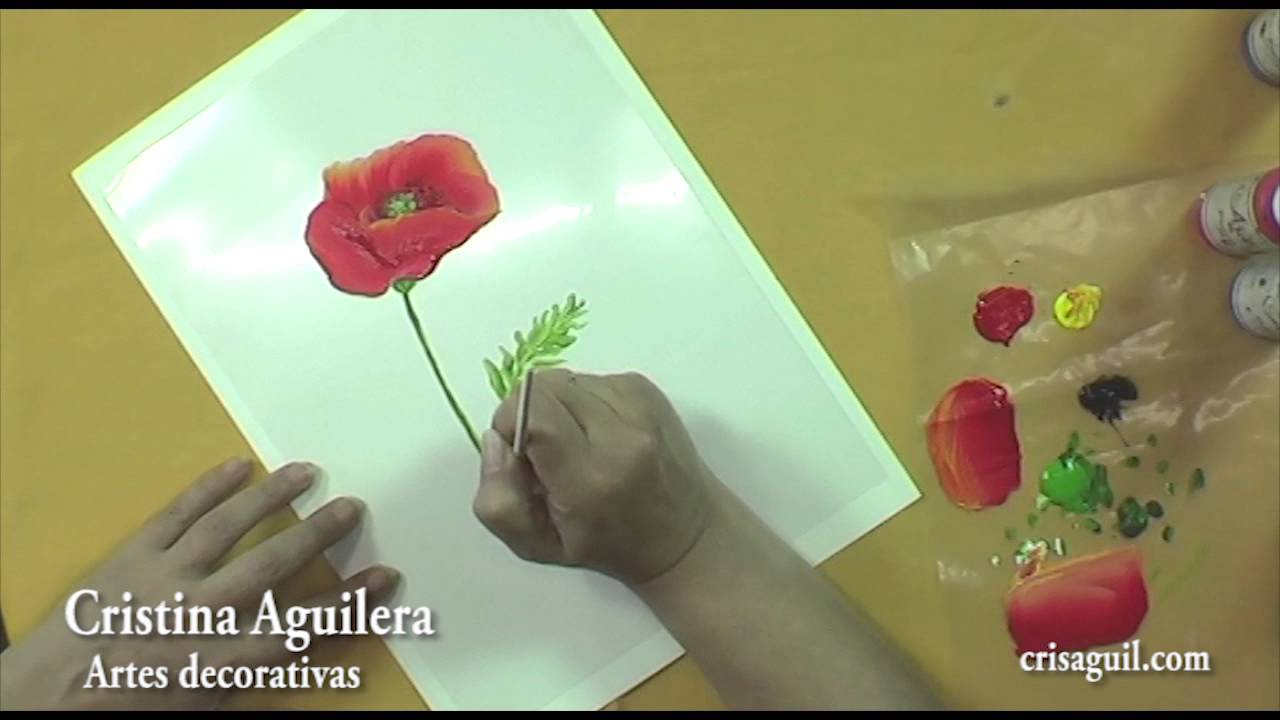 cuadros de amapolas al óleo