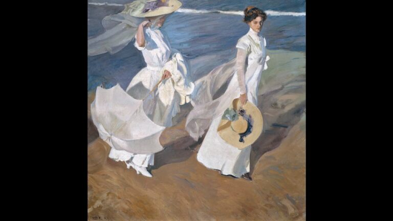 cuadros de sorolla en el mar
