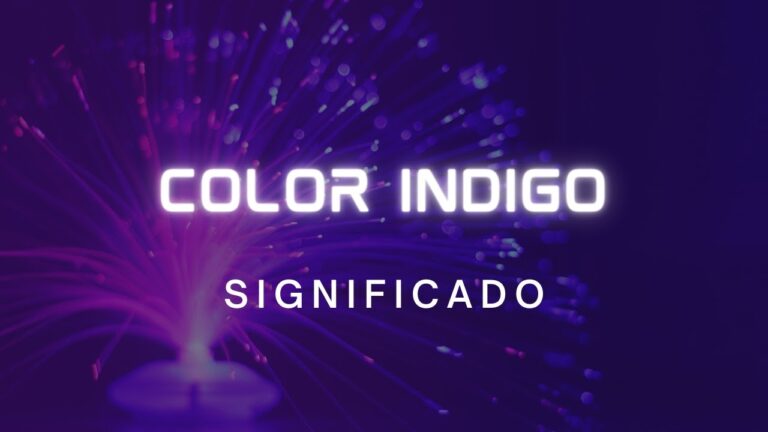 cual es el color indigo