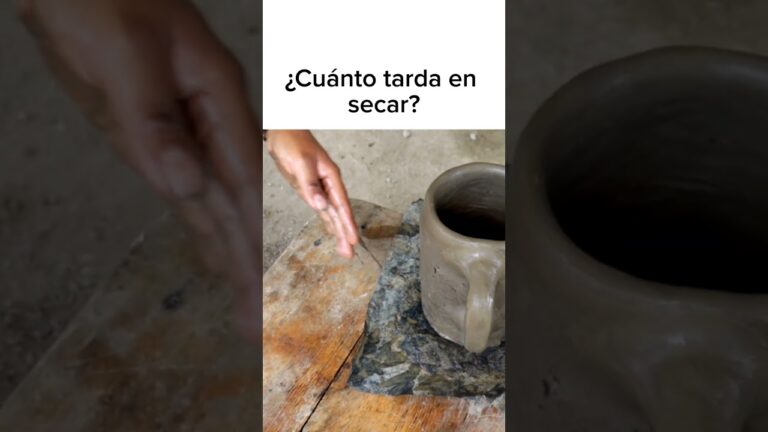 cuanto tarda en secar la arcilla