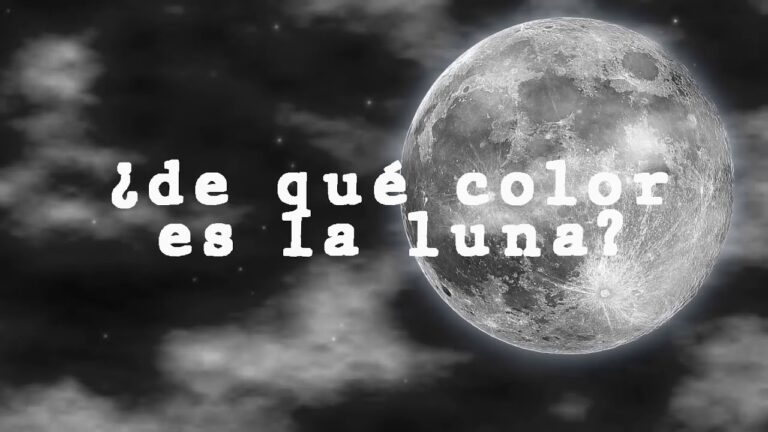 de que color es la luna