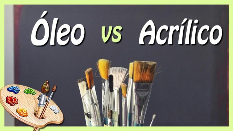 diferencia entre oleo y acrilico