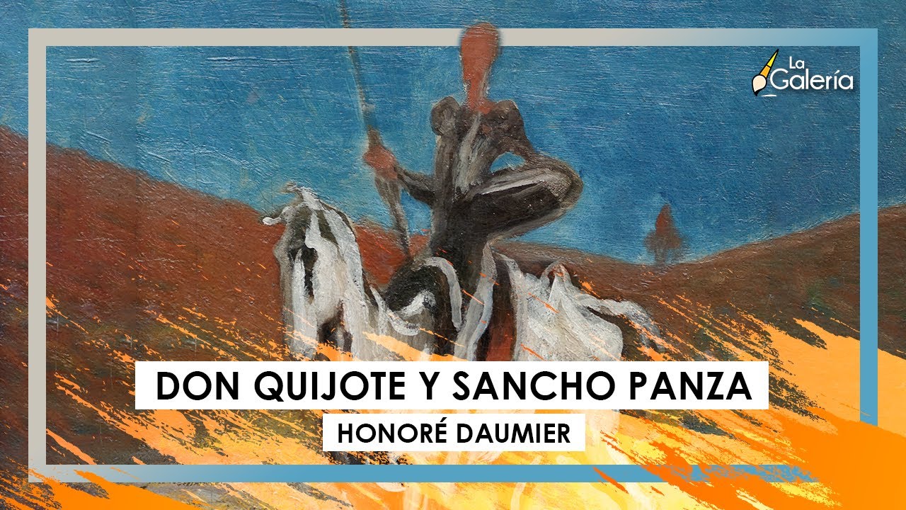 don quijote y sancho panza daumier