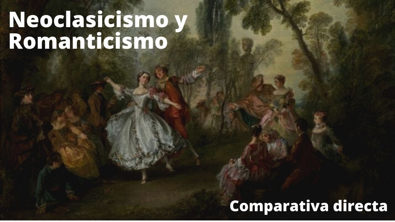 dos diferencias entre el arte neoclásica y del romanticismo