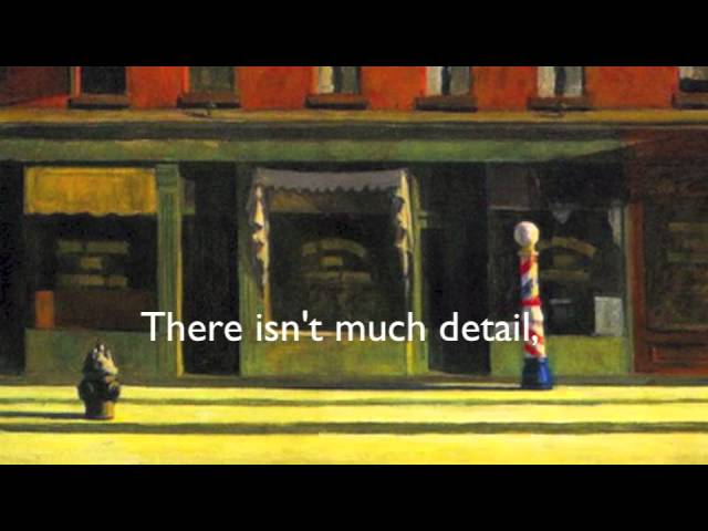 edward hopper early sunday morning