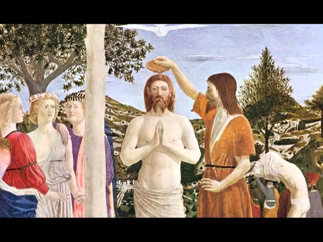 el bautismo de cristo piero della francesca