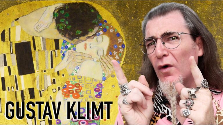 el beso cuadro de klimt