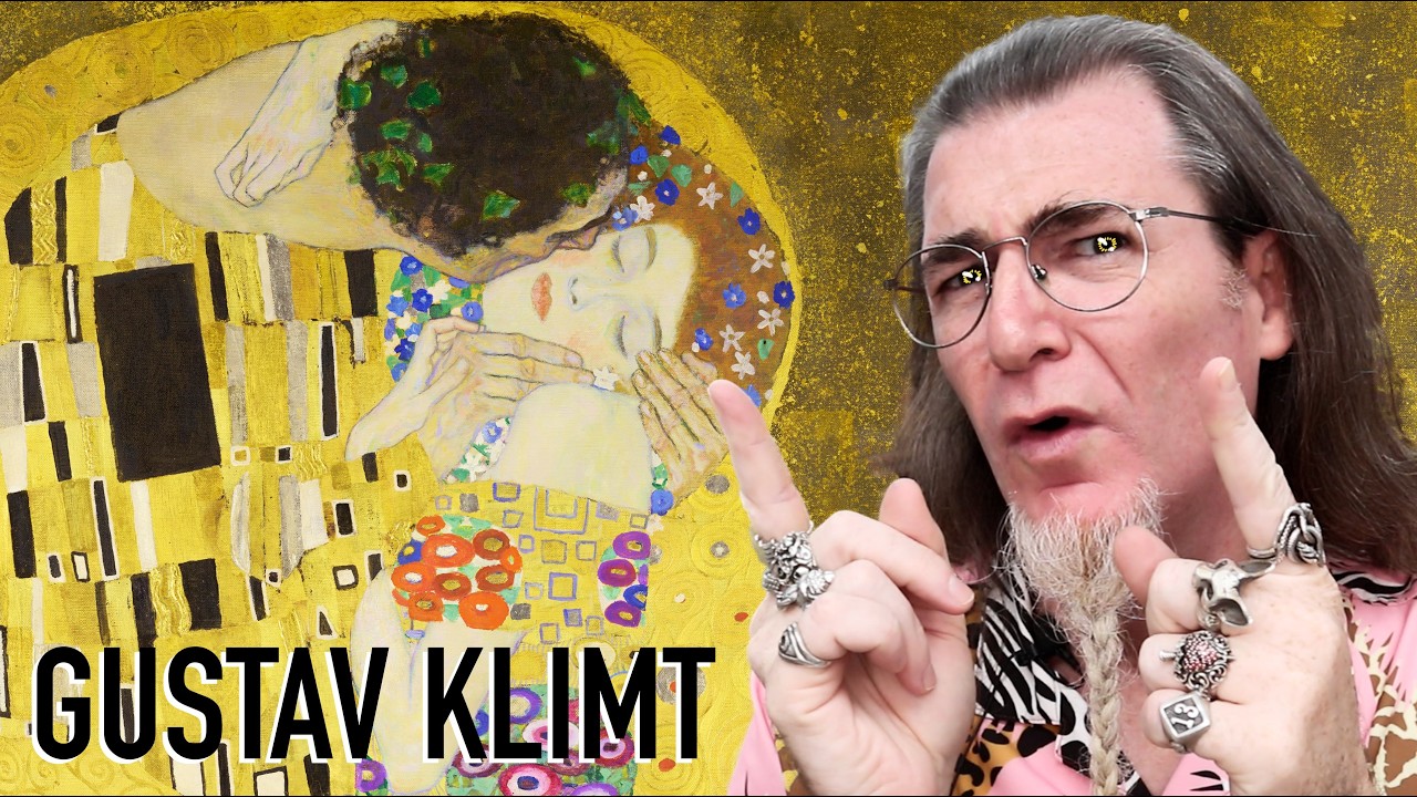 el beso cuadro de klimt