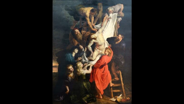 el descendimiento de la cruz rubens
