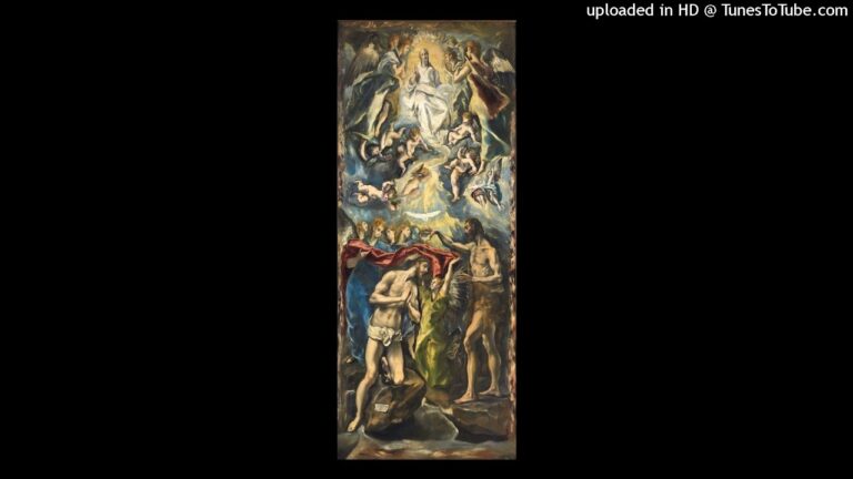 el greco bautismo de cristo