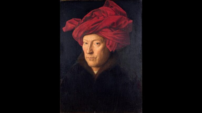 el hombre del turbante rojo