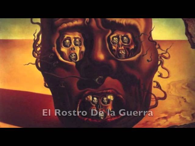el rostro de la guerra dali