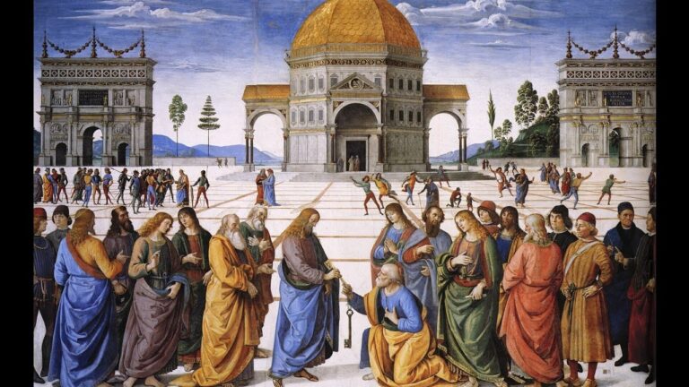 entrega de las llaves a san pedro