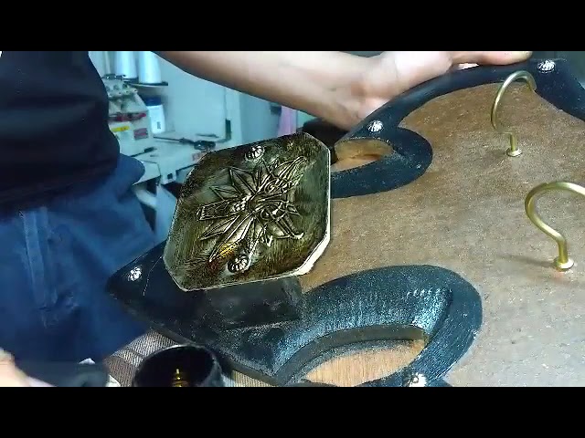 envejecer metal con betun de judea