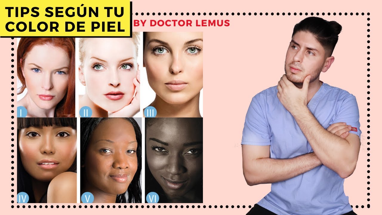 escala de tono de piel