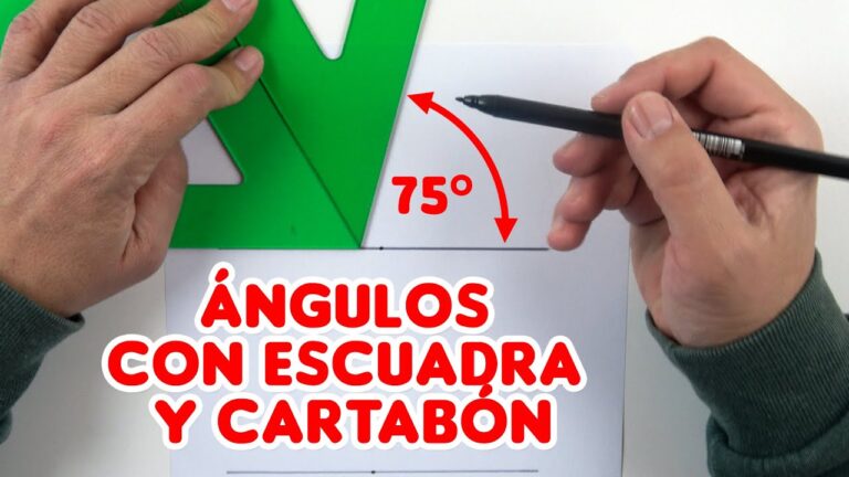 escuadra cartabón y transportador de ángulos