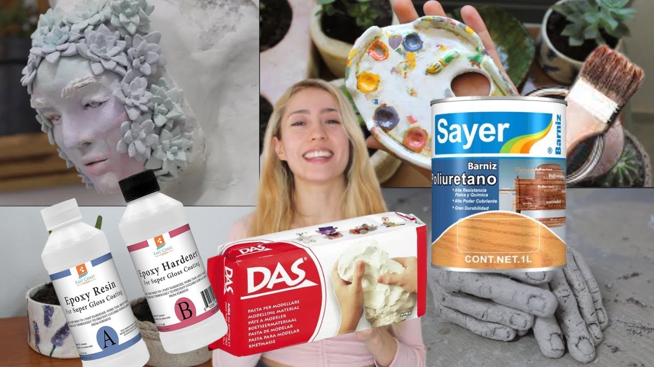 esmalte para arcilla secado al aire