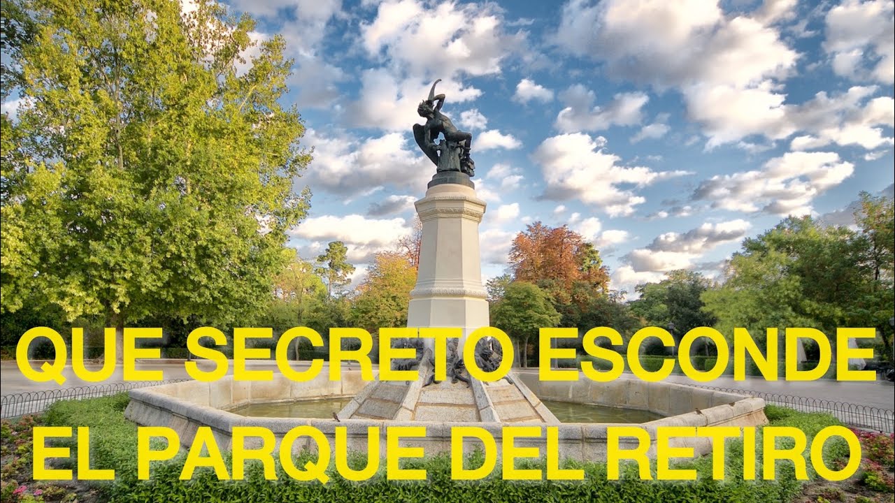 estatua del ángel caído en el retiro