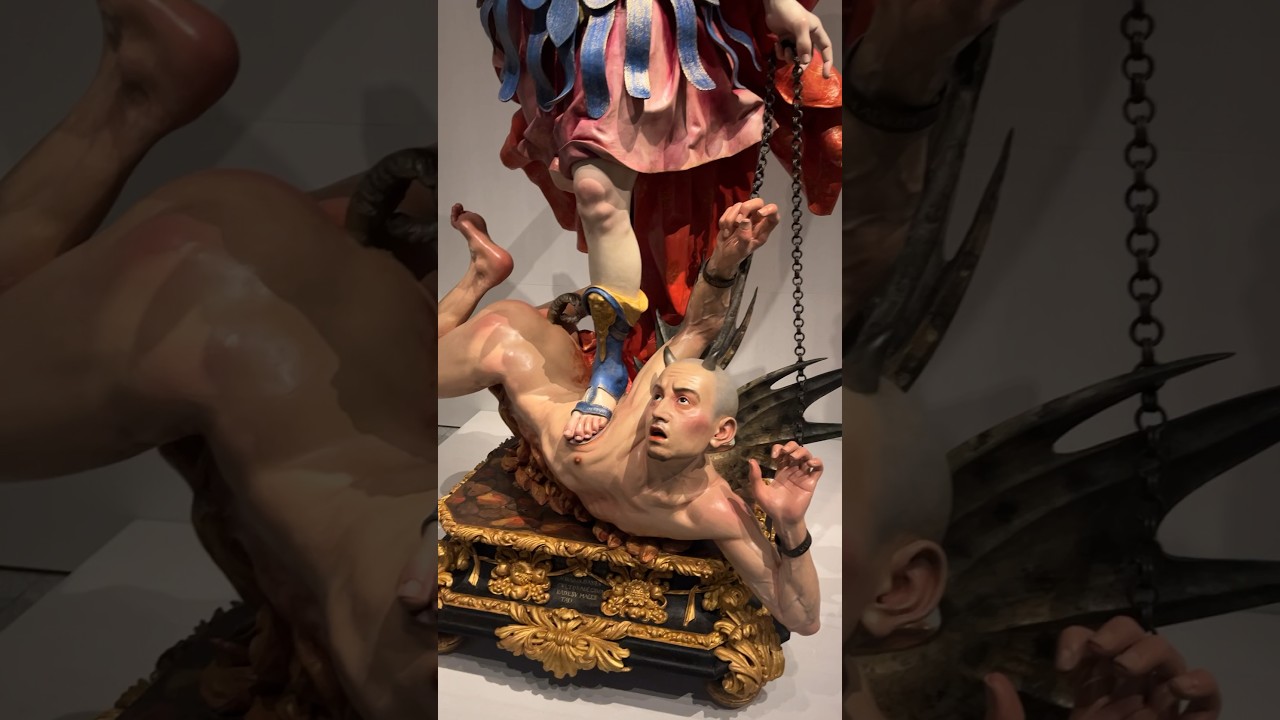 estatua del arcangel san miguel