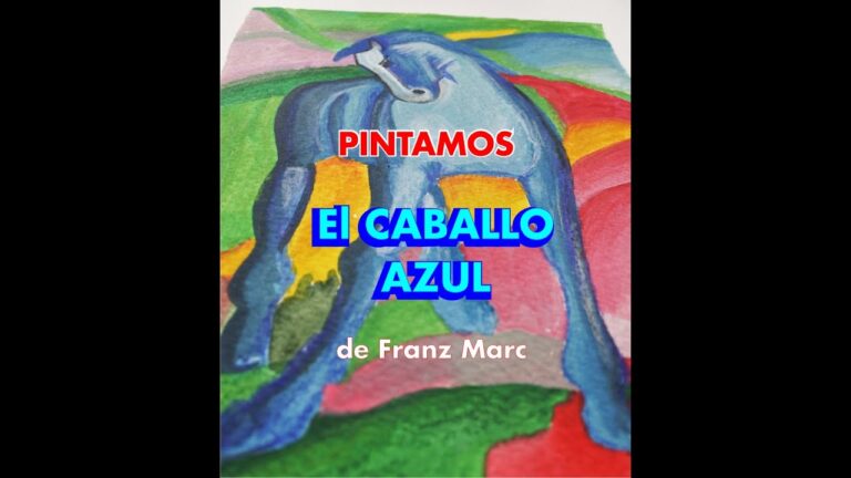 franz marc el caballo azul