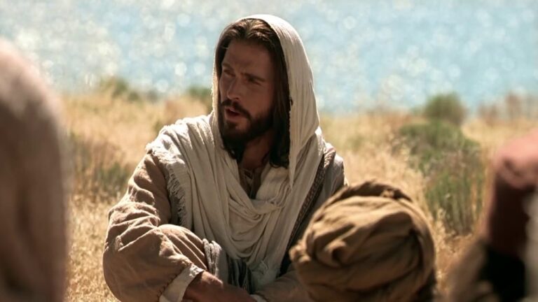 jesus en el monte de los olivos