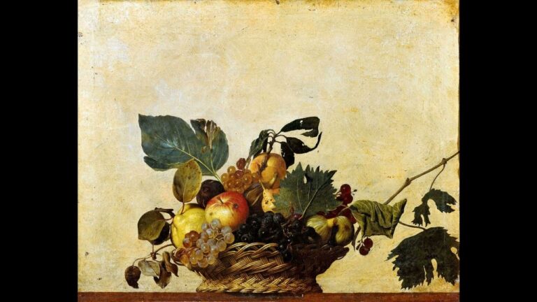 la cesta de frutas caravaggio