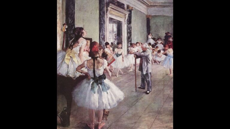 la clase de danza edgar degas