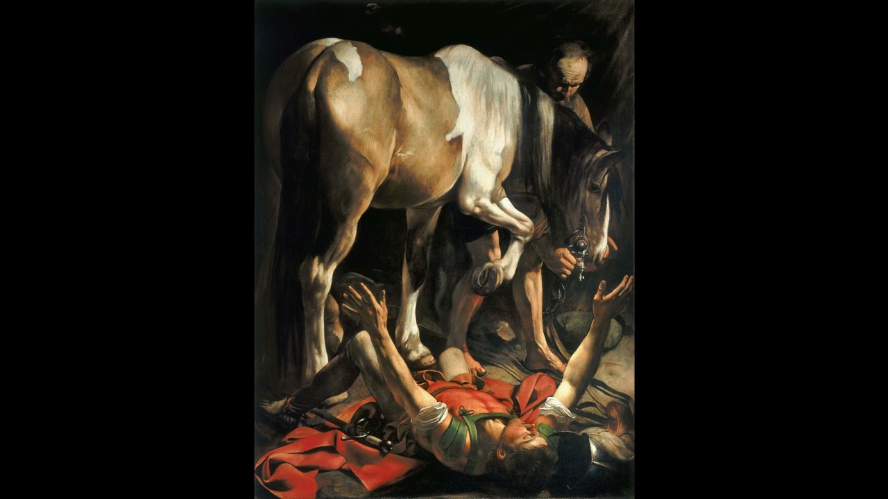 la conversion de san pablo caravaggio